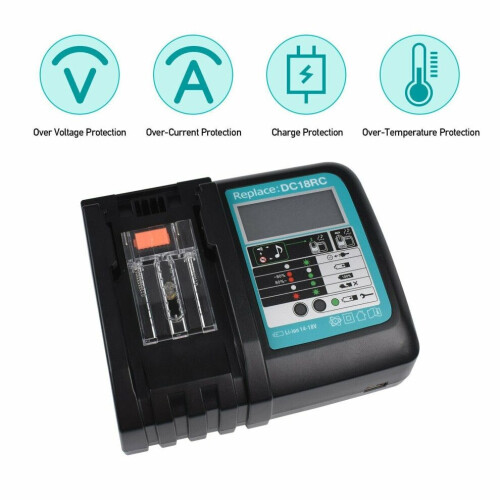 Για φορτιστή μπαταρίας αντικατάστασης Makita DC18RC, βύσμα ο 1
