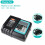 Για φορτιστή μπαταρίας αντικατάστασης Makita DC18RC, βύσμα ο 3