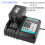 Για μπαταρία Makita 18V 5Ah BL1860B BL1850B γρήγορο φορτιστή DC18RC 2