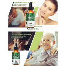 30 ml premium 50 % stark fröextraktolja 2500 mg droppkit med ekologiska örter