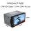 7-inch HD touchscreen Android 9.0 autoradio met GPS, Bluetooth, wifi en MP5-speler 1
