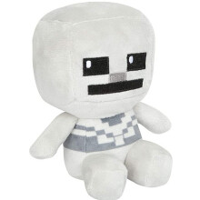 (Zittend skelet van 20 cm) Minecraft pluche speelgoed pixelpop kinderpop cadeau voor kinderen