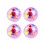 4-Pack LED Motion Cat Balls - Light-Up Interactive Cat Toy (3.4 cm Diameter) 1