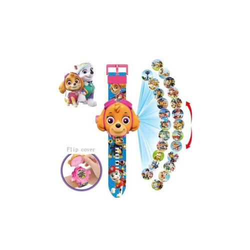 (Δ) Ρολόι προβολής Paw Patrol, μοντέλο κινουμένων σχεδίων, μ 2