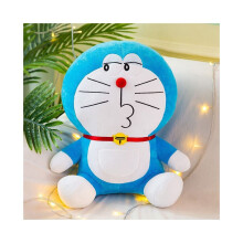 (Kiss, 35cm) Anime Doraemon Plush Toy High Quality Cute Cat Doll Soft Stuffed Pillow Gifts
