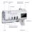 (Black) UV Light Sterilizer Toothbrush Holder Cleaner Automatic Toothpaste Dispenser Kit 3