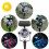 Auto Move LED RGB Solar Projector Light Outdoor Garden Spot 1