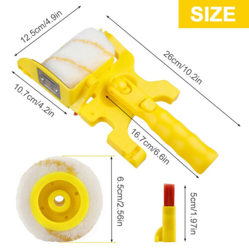 Paint Edger Roller Clean-Cut Portable Brush Safe Tools House Room Wall Ceilings 1