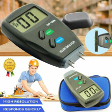 4-Pin Digital Moisture Meter PRO Damp Detector Timber Wood Tester Plaster Sensor