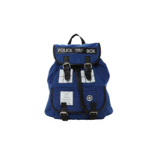 (colour) Doctor Tardis Who Dr Who Backpack Canvas Shoulder Bag Slouch Bag Gift Purse Xmas