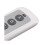 Home Digital Touch Light Switch with LED Backlight - Glass Panel, 110-240V, 3-300W, Remote/Wall Replacement, 4