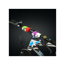 (Black) 120db Waterproof Bicycle Bell MTB Cycling Bike Electric Horn Portable