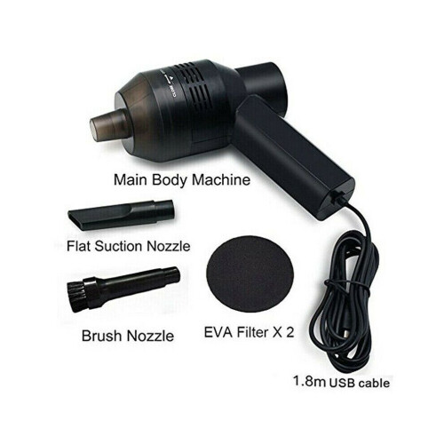 Mini Vacuum Cleaner Portable USB Computer Keyboard Brush Dust Handheld Clean 1