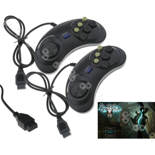 6 Button Game Controller Joypad Replacement For Sega Mega Drive & Genesis