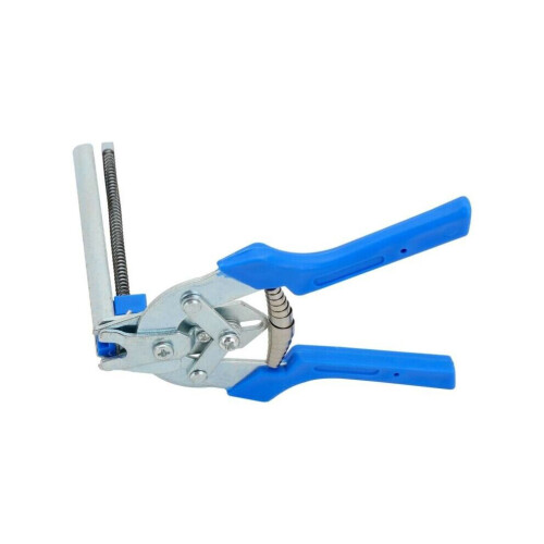 Hog Ring Plier Tool 600pcs M Clips Staple Mesh Cage Wire Fence Clamp 2