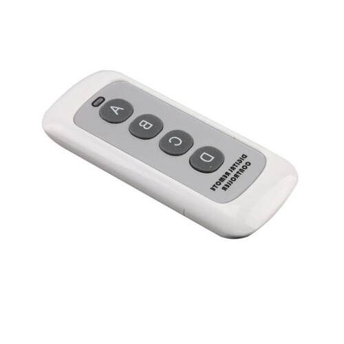 Home Digital Touch Light Switch with LED Backlight - Glass Panel, 110-240V, 3-300W, Remote/Wall Replacement, 2