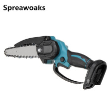 6 Inch Cordless Chainsaw Mini Electric Chain Saw Wood Pruning Trim Cutter Woodworking Garden Lo