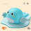 Αστεία παιχνίδια μπάνιου Wind Up Whale Πλωτά παιχνίδια πισί 3