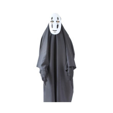 (Black Costume, Adult L) Spirited Away No Face Man Cosplay Costume Full Set