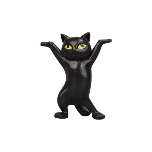 (Black) Dance Cat Action Figures