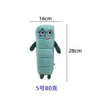 (5) Cartoon Numberblocks Pluche Pop Zacht Knuffel Speelgoed