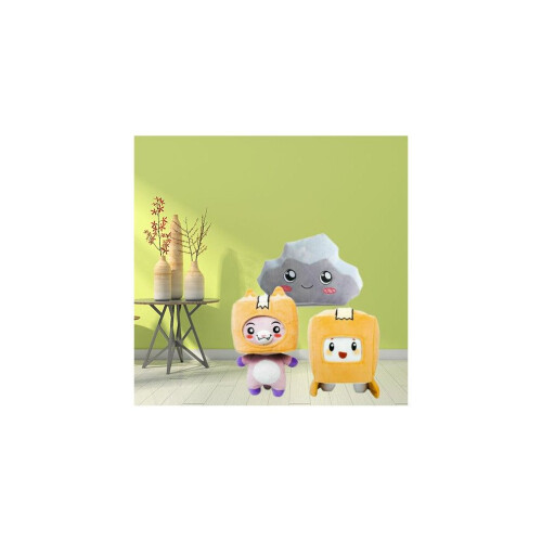 Σετ 3 τεμαχίων κούκλες Lankybox BOXY + FOXY + ROCKY λούτρινο μαλακό