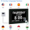 Digital Calendar Alarm Day Clock, 8" Large Screen Display, with 5 Alarm Options, AM/PM Function, for 4