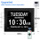 Digital Calendar Alarm Day Clock, 8" Large Screen Display, with 5 Alarm Options, AM/PM Function, for 3