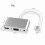 Μετατροπέας Lightning σε HDMI+VGA+Ήχου Τρία σε Ένα για iPhone 2
