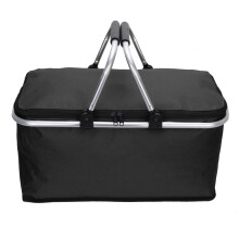 (zwart) Opvouwbare lunch-, picknick-, camping- en koeltas