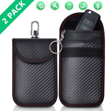 2 Pack Faraday Bag | Car Key Signal Blocking Pouch | Keyless Entry Car Keys Case | RFID Blocker Bag