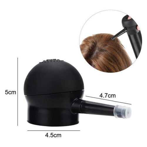 Haarvezelapplicator met pompsproeier, sproeiapplicator en optimalisator voor haarvezels. 1