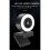 KKCDBH Webcam HD 1080P met microfoon, ringlamp, USB Pro computerwebcam, videocamera voor Mac 3