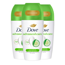Dove Go Fresh Roll On Anti-Perspirant - Cucumber 72H Protection 3x50ml