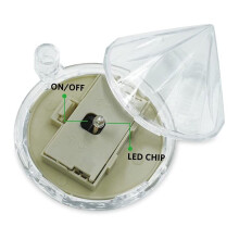 4 Colour Changing Diamond Solar Lights For Garden Patio Yard Flowerbed