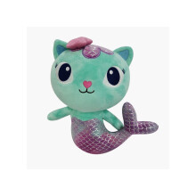 (25 cm) Gabby's poppenhuis pluche speelgoed zeemeermin kat pop