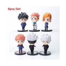 6 stks/set Jujutsu Kaisen Gojo Satoru Kugisaki Actiefiguren Model Speelgoed Kids Gift