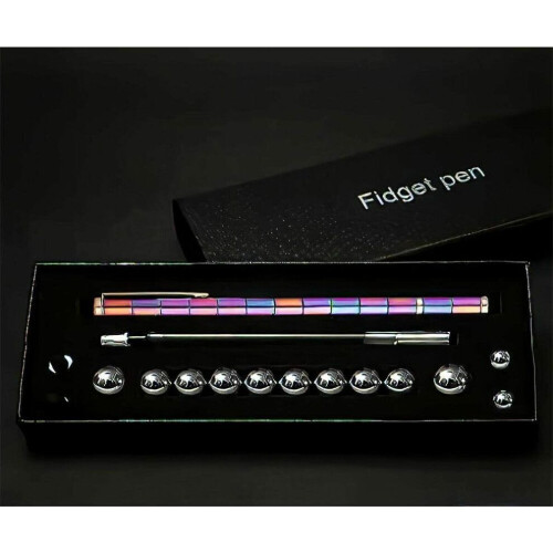 Pen Toy, Decompression Magnetic Pen, Eliminate Pressure Fidget Pen 2