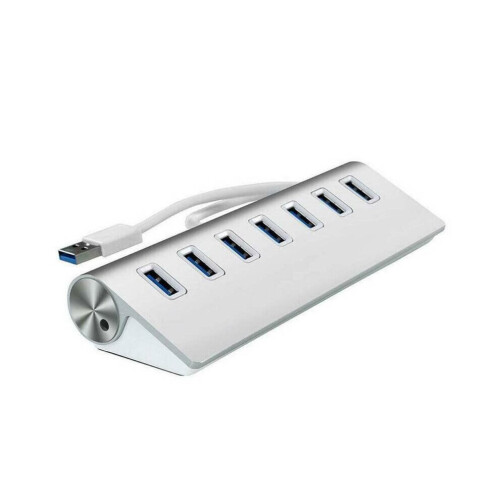 Duurzame, draagbare 7-poorts USB 3.0-hubadapter voor pc, laptop, notebook en desktop 1