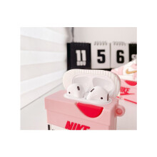 (AirPods 1 & 2 hoesje) Apple AirPods NIKE Air Jordan hoesje roze