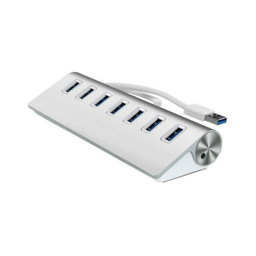 Duurzame, draagbare 7-poorts USB 3.0-hubadapter voor pc, laptop, notebook en desktop 2