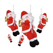 (22 cm) Hangende traditionele Kerstmanfiguur Kerstdecoratie Ornament Hot