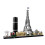 Architecture Paris Model Building Set for Adults with Eiffel Tower and The Louvre Model 1