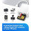 SD Card Reader for iPhone iPad,Oyuiasle Trail Game Camera SD Card Reader Viewer,Memory Card Reader Adapter 2