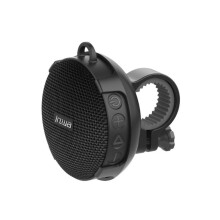 Zwarte Bluetooth-luidspreker voor montage op de fiets, 3D-stereo, draagbaar, handsfree, waterdicht,
