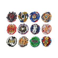 (Zwart) 12x Beyblade Burst Set met draaiende beweging, lanceerder en doos