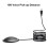 MTFY USB-microfoon, draagbare omnidirectionele condensator- en grensvlakmicrofoon voor computer/pc, 4