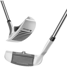 COSTWAY Taco de Golfe Chipper, Cabeça em Aço Inoxidável, 36 Graus, 89cm, para Golfistas Destros