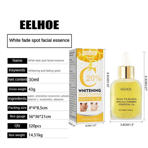 Esencia facial aclarante para manchas blancas de Eelhoe 1