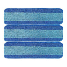 Set van 3 microvezel dweilpads voor Bona dweil voor het reinigen van hardhouten vloeren